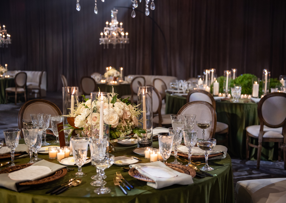 dinner in dining area