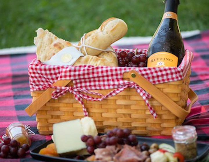 picnic lunch packed at park